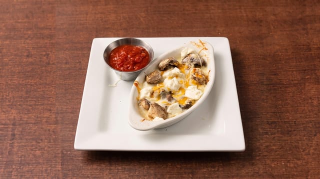 Italian Stuffed Cheesy Mushrooms.