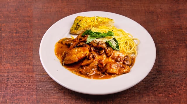 Chicken Marsala.