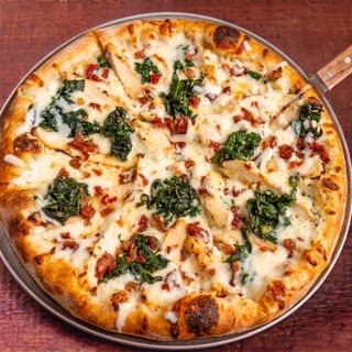 Chicken Alfredo Pizza