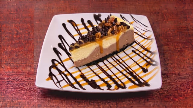 Turtle Cheesecake.