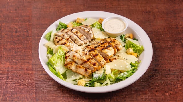 Grilled Chicken Caesar Salad.