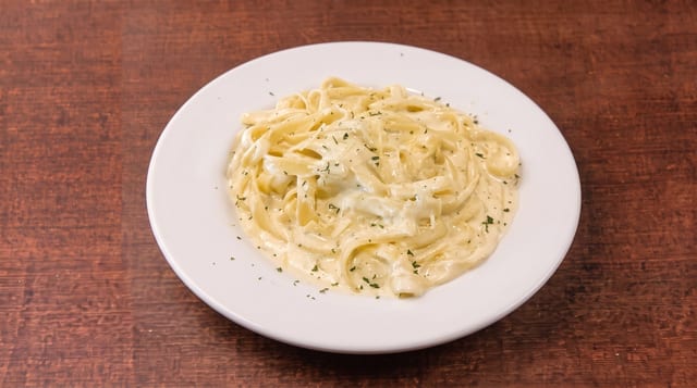 Kid's Fettuccine Alfredo.