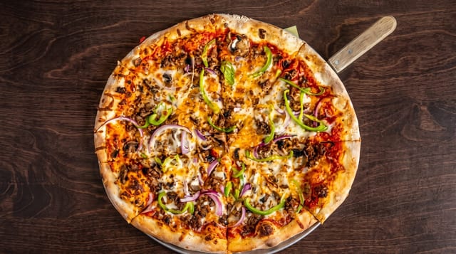 Philly Steak Pizza.