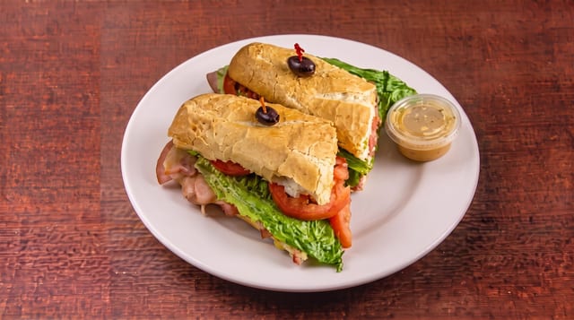 Ham and Provolone Sub.