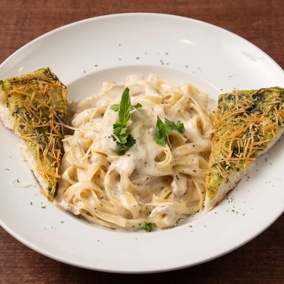Fettuccine Alfredo at Our Restaurant